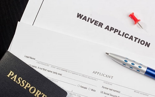 unlawful presence waiver application & passport